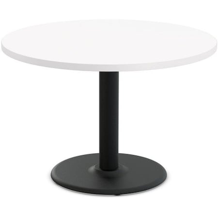 Special-T Table, Round, 42in Dia x 42in, Black Base/White Top SCTCANT242BHBWH